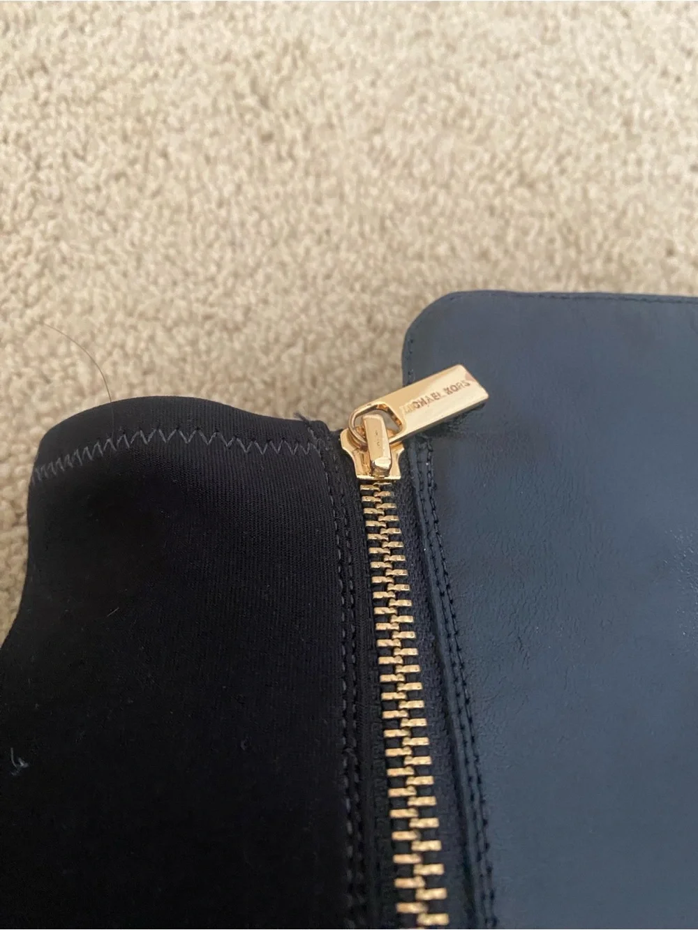 Michael Kors Leather & Stretch Boot